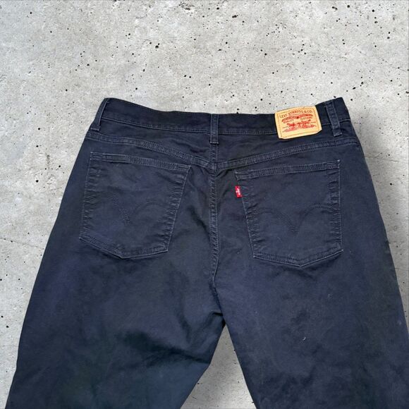 Levi’s 550 Relaxed Boot Cut Women’s Jeans Black Size 16L Stretch Mid Rise - Picture 5 of 14